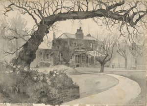 チェルシー牧師館 作： Joseph Pennell