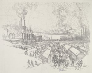 五時 作： Joseph Pennell