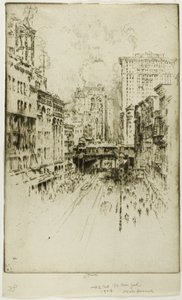 42 番街 作： Joseph Pennell