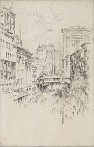 1904年、フォーティセコンドストリート。 作： Joseph Pennell