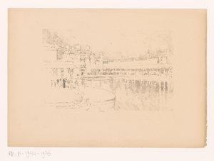 池の眺め 作： Joseph Pennell