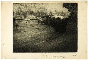 グリニッジ公園、第 2 作： Joseph Pennell