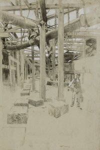 パイプの吊り方 作： Joseph Pennell