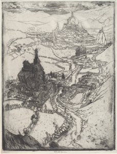 ル・ピュイ 作： Joseph Pennell