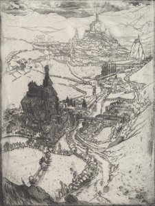 ルピュイ、1894年。 作： Joseph Pennell