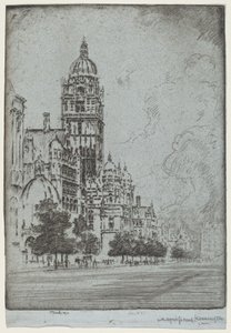 壮大なケンジントン 作： Joseph Pennell