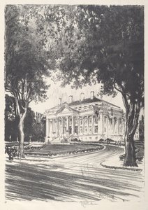 ワシントン州赤十字社本部 作： Joseph Pennell