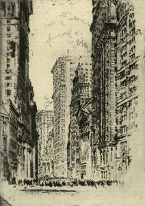 ニューヨーク市 作： Joseph Pennell