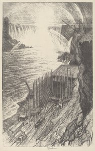 ナイアガラの虹 作： Joseph Pennell