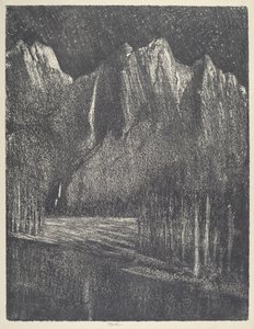 ヨセミテの夜、1912 年。