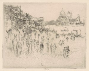 ペネルの窓から、リーヴァで 作： Joseph Pennell