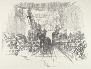 戦争の準備 作： Joseph Pennell