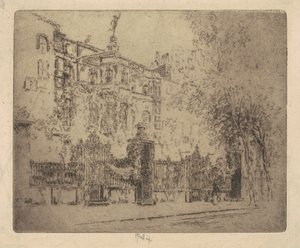 ロセッティの家 作： Joseph Pennell