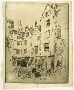 聖バーソロミュー教会墓地 作： Joseph Pennell