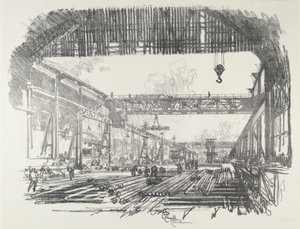 シェル用棒鋼 作： Joseph Pennell