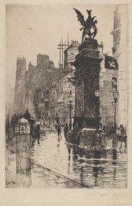 テンプルバー 作： Joseph Pennell
