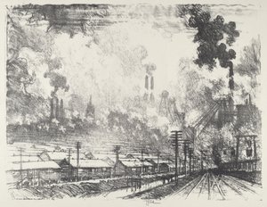 炭鉱、1916 年。