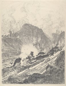 クレブラのカット、1912年。 作： Joseph Pennell