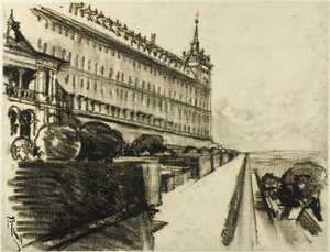 無限のエスコリアル 作： Joseph Pennell
