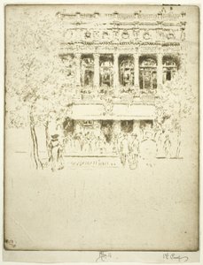 ガリック劇場 作： Joseph Pennell