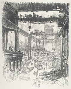 大塔：銑鉄 作： Joseph Pennell