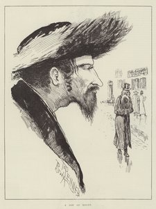 自宅のユダヤ人、ジョセフ・ペネル 作： Joseph Pennell