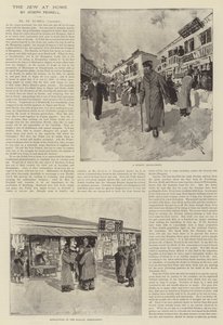 自宅のユダヤ人、ジョセフ・ペネル 作： Joseph Pennell
