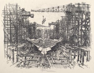 キール 作： Joseph Pennell