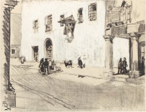 アルカラの修道院 作： Joseph Pennell