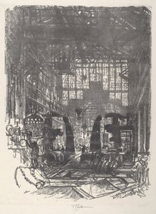 リベッター、1917年。 作： Joseph Pennell