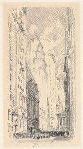 証券取引所 作： Joseph Pennell