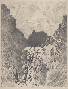 テンプル、1912年。 作： Joseph Pennell