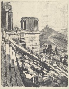 ニケの神殿（アテネ、1913年）。