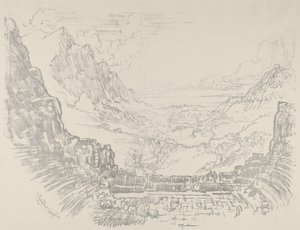 劇場、セジェスタ 作： Joseph Pennell