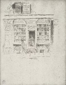 タバコ屋、1903年。 作： Joseph Pennell