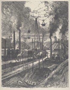The Travellers, Charleroi, 1911年。 作： Joseph Pennell