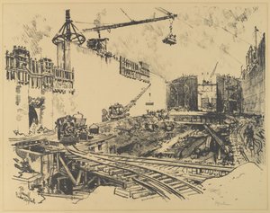 ペドロミゲルロックの壁 作： Joseph Pennell