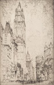 ウールワース・ビルディング、1915年。