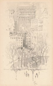 ユニオンスクエア 作： Joseph Pennell
