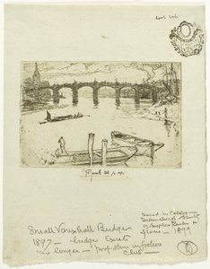 ボクスホール橋 作： Joseph Pennell