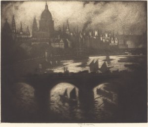 レンの街、1909 年。