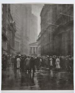 縁石市場-ニューヨーク、1921年（ブロモイルプリント） 作： Joseph Petrocelli