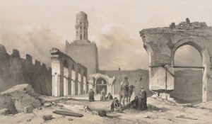 14.エル・ハケム・モスク、カイロ、1843年 作： Joseph Philibert Girault De Prangey
