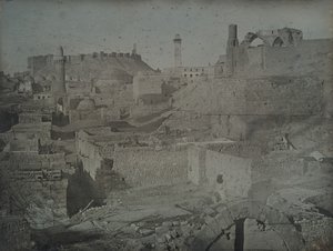 アンティオキア門から見たアレッポ（1844年 作： Joseph Philibert Girault De Prangey