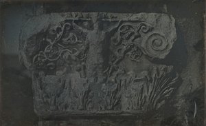キャピタル、グレコローマン劇場、ミレトス、1843年。 作： Joseph Philibert Girault De Prangey