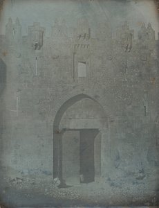 エルサレムのダマスカス門、1842-44年。 作： Joseph Philibert Girault De Prangey