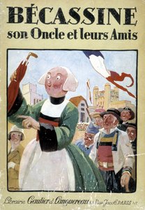 Becassine, son uncle et leurs amis", eds gautier Langereau (1926)の表紙。