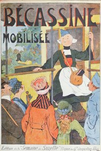 ベカシーヌの旅立ち、『ベカシーヌ・モビリーズ』の表紙、『シュゼットの季節』より、1914年頃（カラーリトグラフ）
