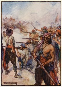 サック・オブ・パナマ by ヘンリー・モーガン 作： Joseph Ratcliffe (after) Skelton