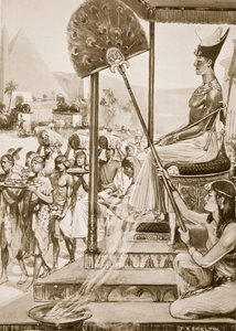 ラムセス2世（第19王朝）に敬意を表して、「ハッチンソンの国の歴史」のイラスト、1910年頃（リソ）